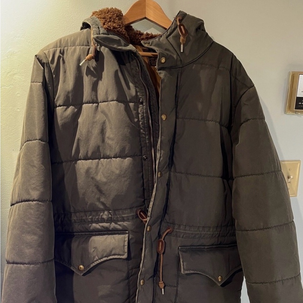 RRL Double RL Men’s Garment Dye Hooded Winter Coat Special Issue Parka
